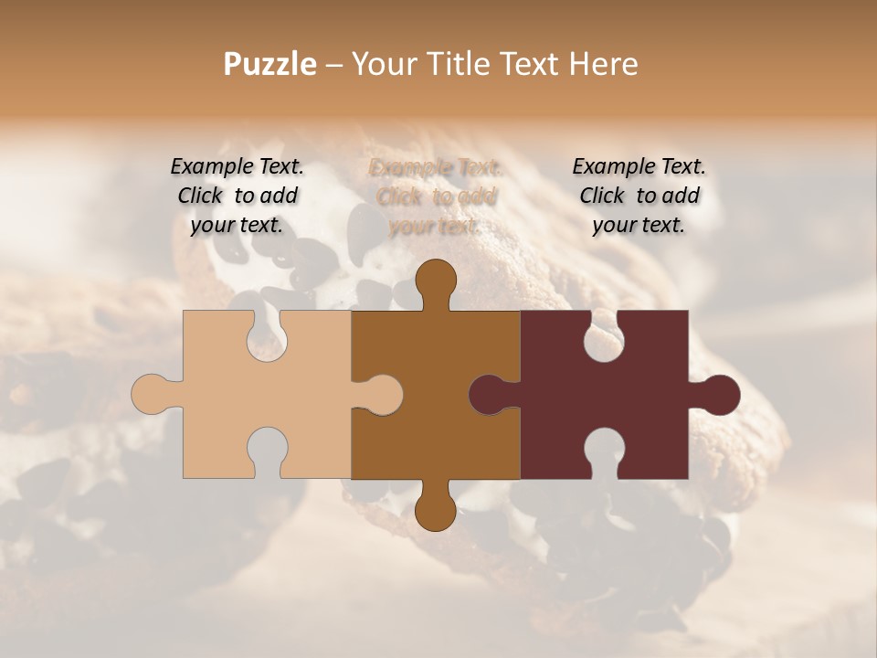 Refreshment Icecream Sandwich PowerPoint Template