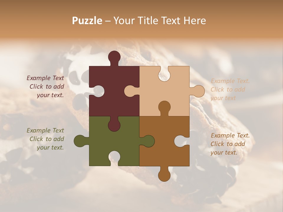 Refreshment Icecream Sandwich PowerPoint Template