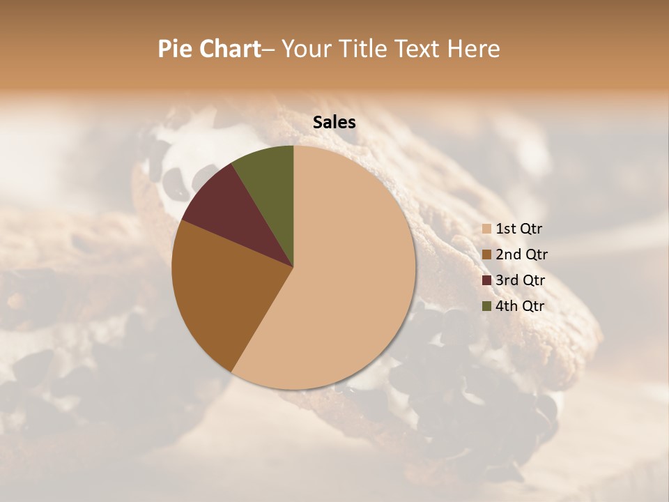 Refreshment Icecream Sandwich PowerPoint Template
