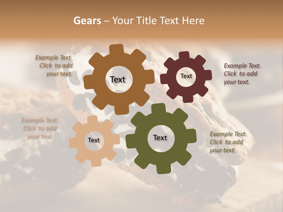 Refreshment Icecream Sandwich PowerPoint Template