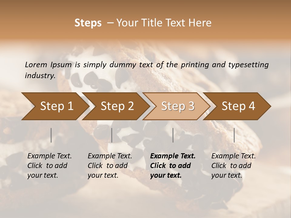 Refreshment Icecream Sandwich PowerPoint Template