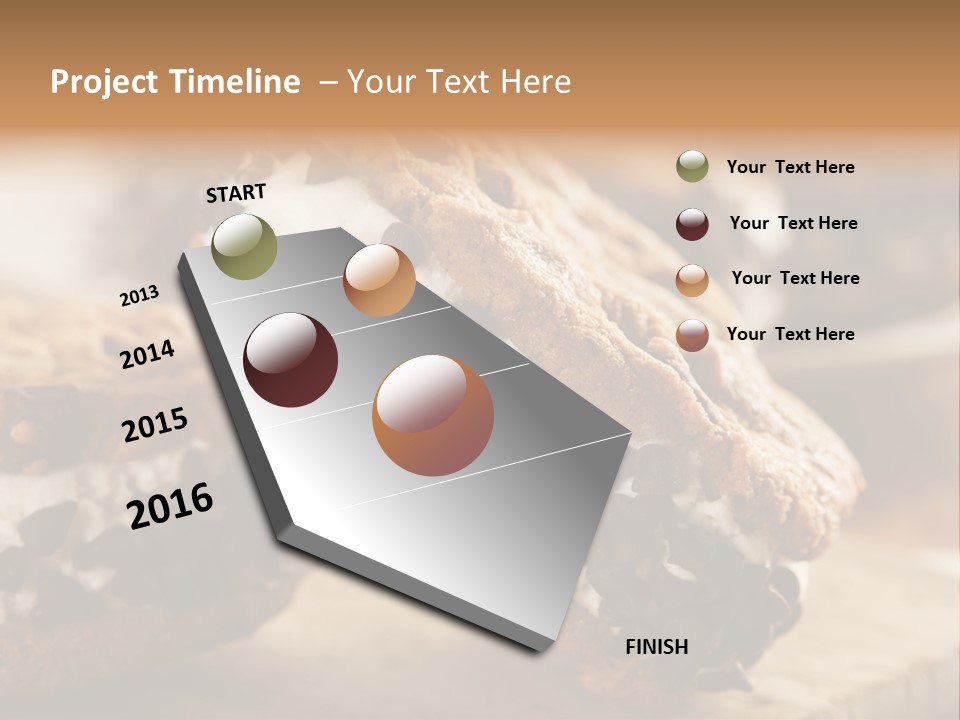 Refreshment Icecream Sandwich PowerPoint Template