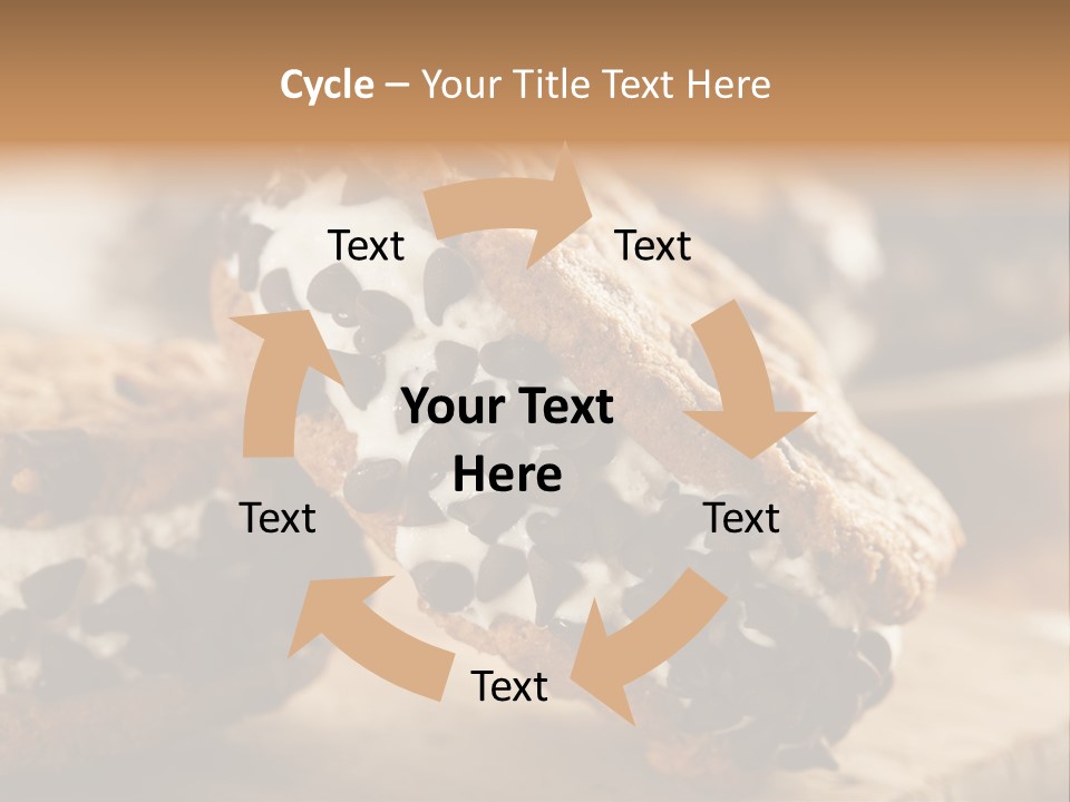 Refreshment Icecream Sandwich PowerPoint Template