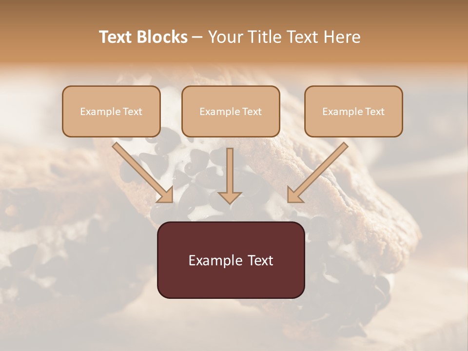 Refreshment Icecream Sandwich PowerPoint Template