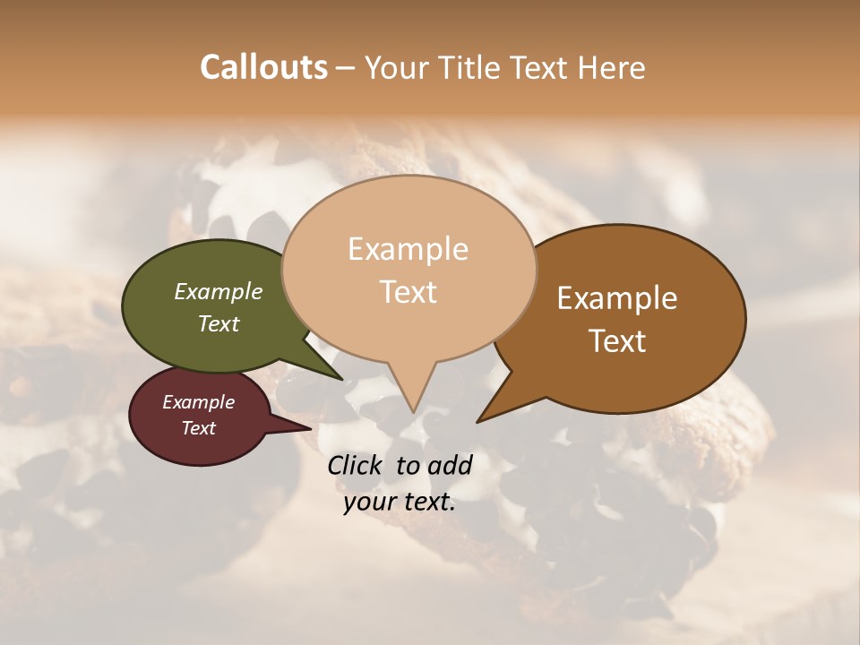 Refreshment Icecream Sandwich PowerPoint Template