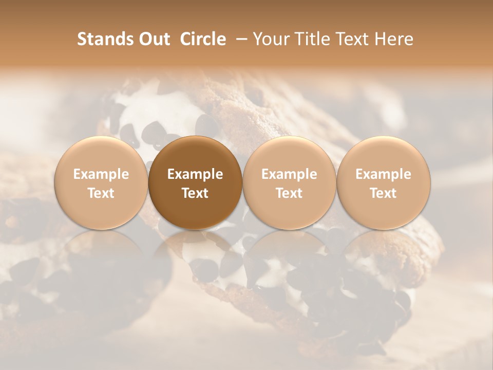 Refreshment Icecream Sandwich PowerPoint Template