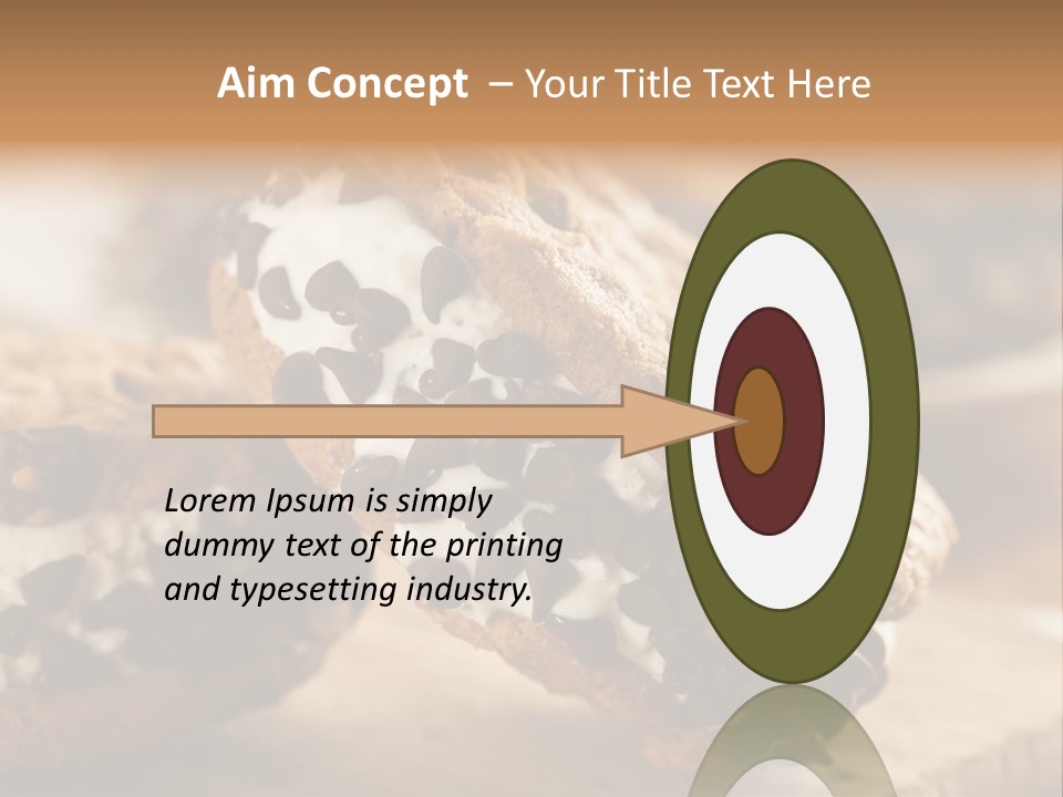 Refreshment Icecream Sandwich PowerPoint Template