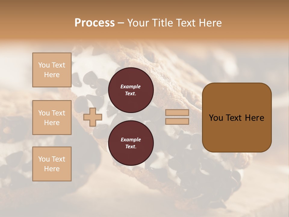 Refreshment Icecream Sandwich PowerPoint Template