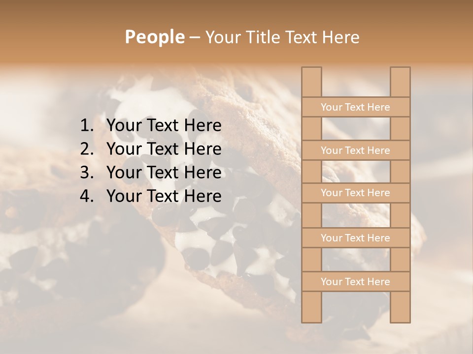 Refreshment Icecream Sandwich PowerPoint Template