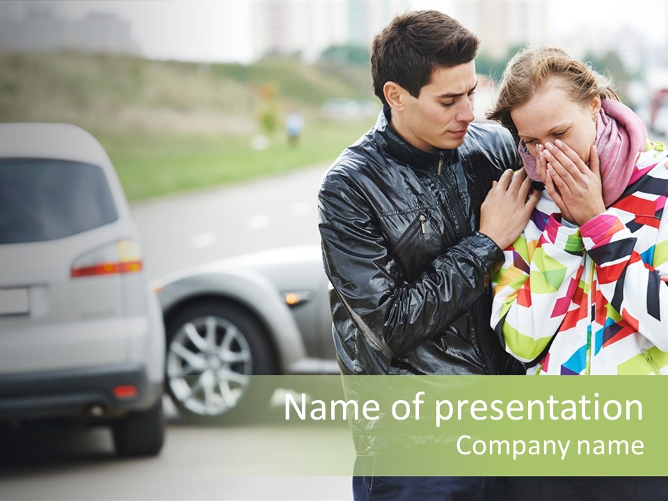 Repair Traffic Automobile PowerPoint Template