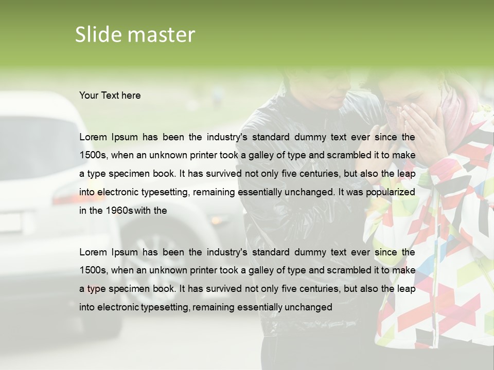 Repair Traffic Automobile PowerPoint Template