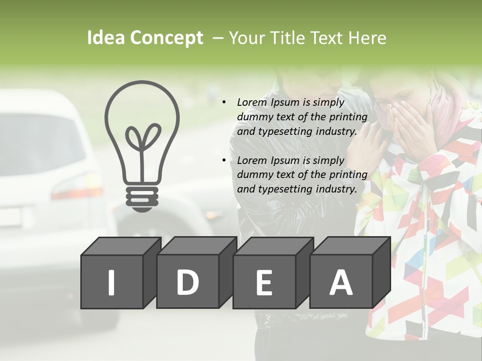 Repair Traffic Automobile PowerPoint Template