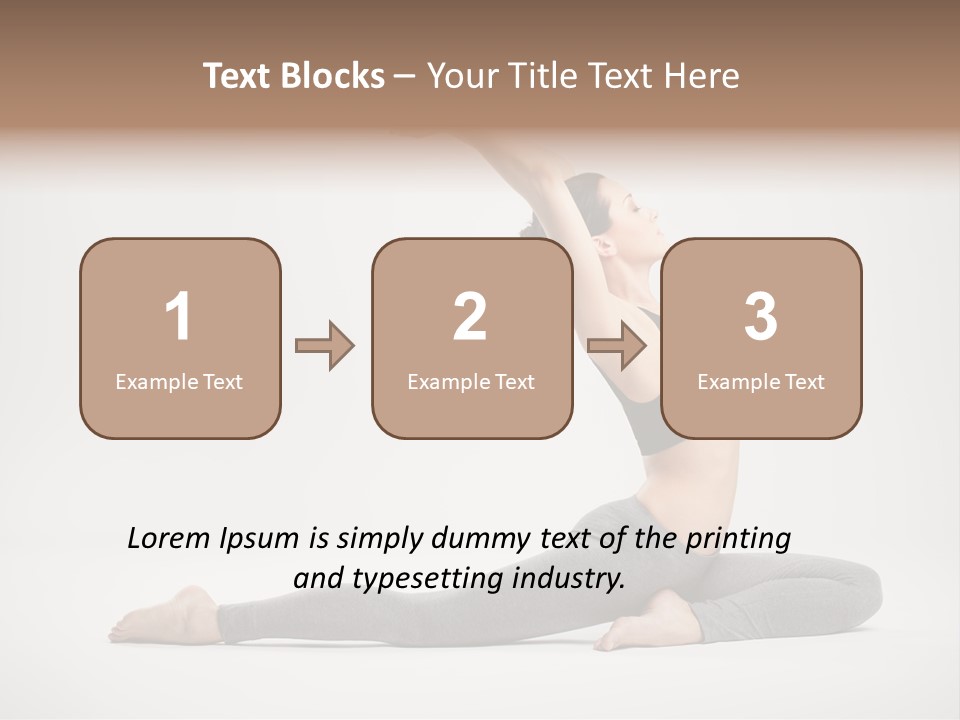 Slim Fitness Pilates PowerPoint Template