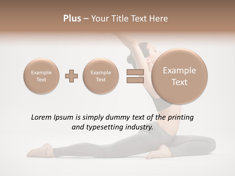 Slim Fitness Pilates PowerPoint Template