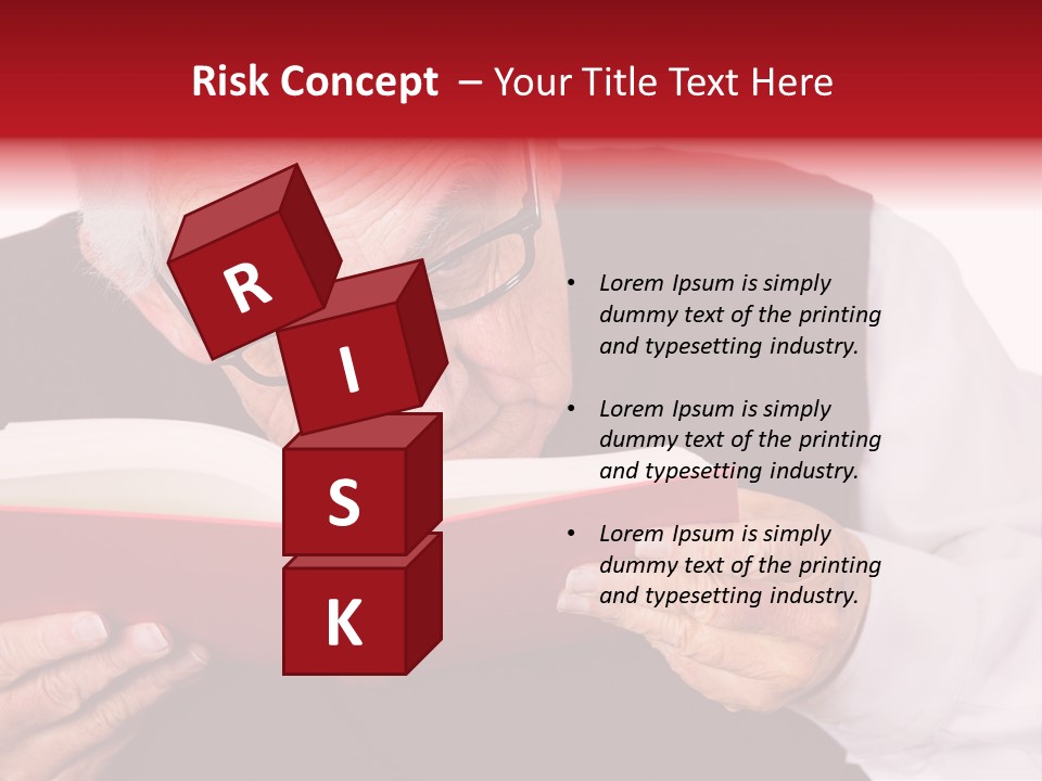 Concerned Retirement Trouble PowerPoint Template