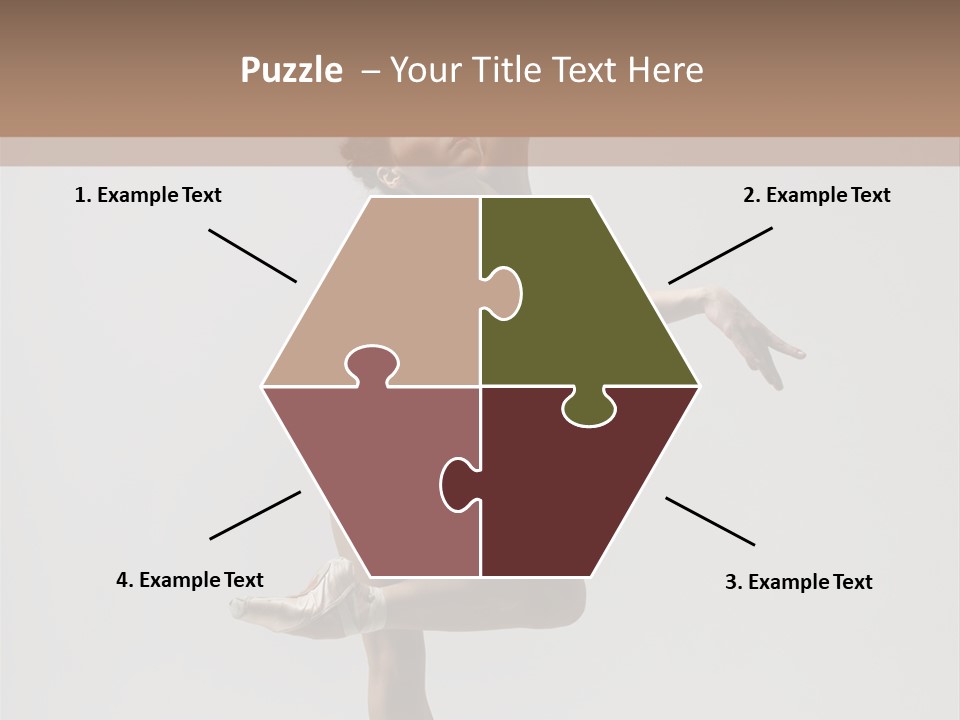 Dance Jump Girl PowerPoint Template