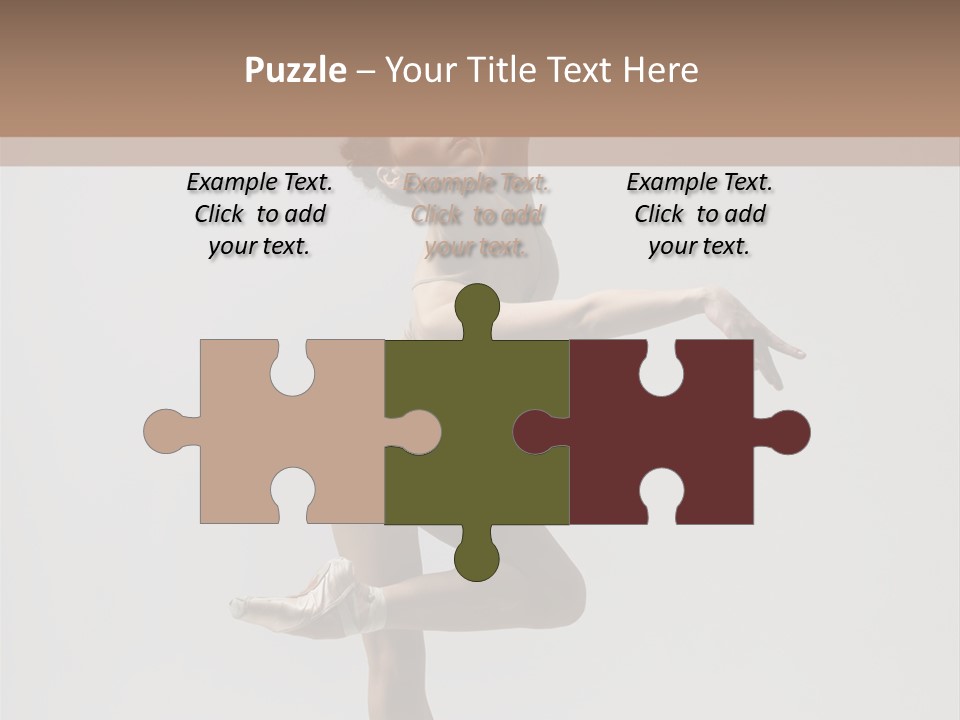 Dance Jump Girl PowerPoint Template