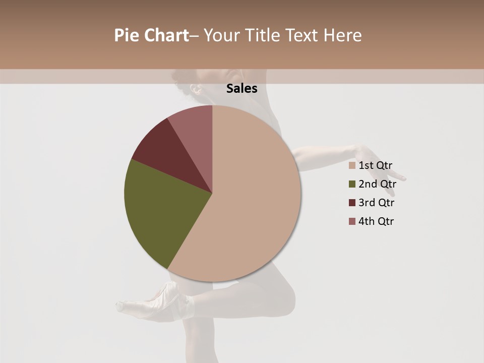 Dance Jump Girl PowerPoint Template