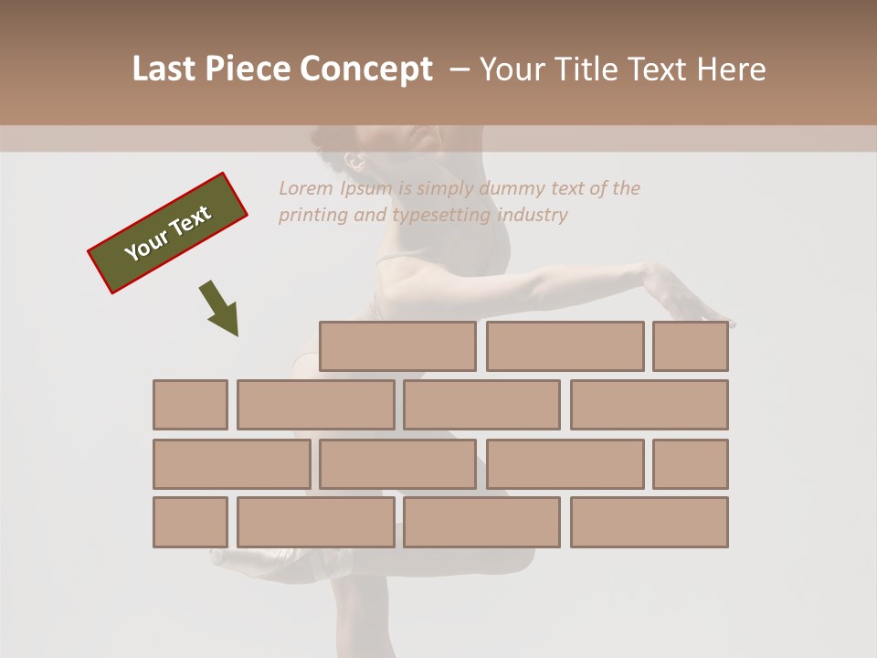 Dance Jump Girl PowerPoint Template