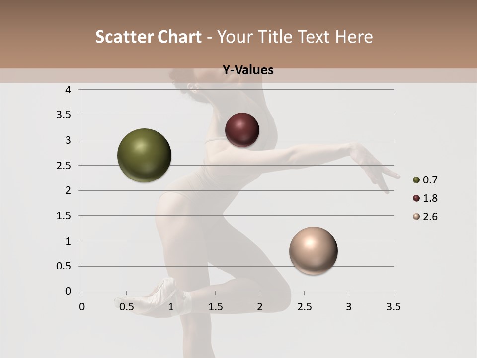 Dance Jump Girl PowerPoint Template