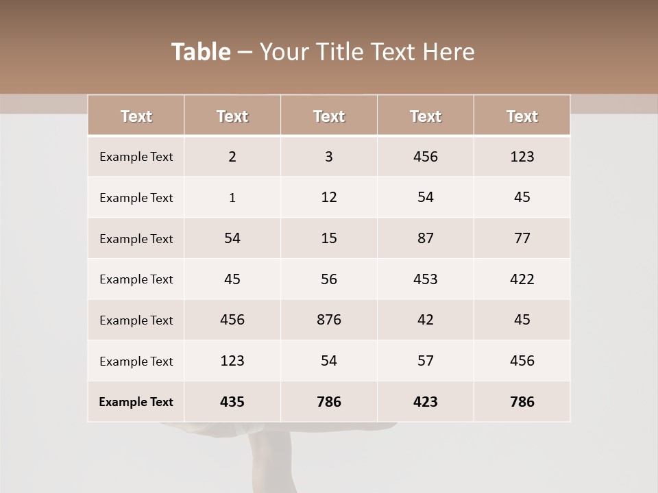 Dance Jump Girl PowerPoint Template