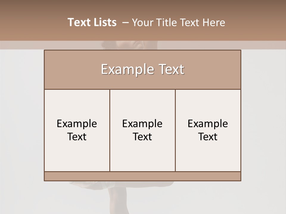Dance Jump Girl PowerPoint Template