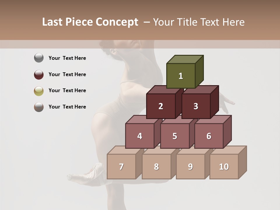 Dance Jump Girl PowerPoint Template