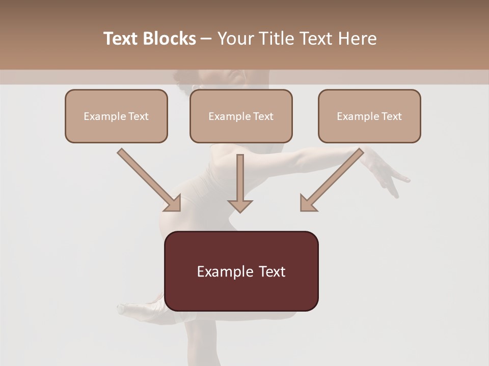 Dance Jump Girl PowerPoint Template