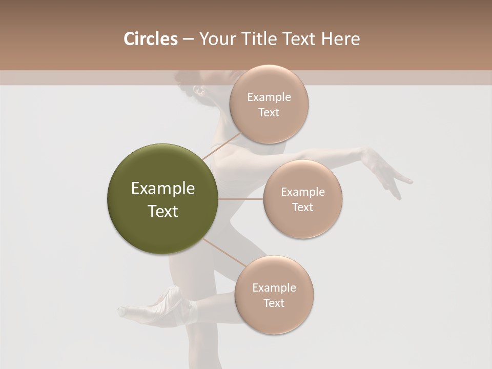 Dance Jump Girl PowerPoint Template