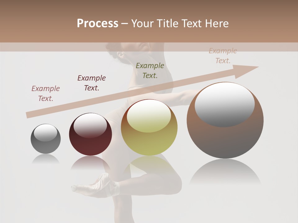 Dance Jump Girl PowerPoint Template