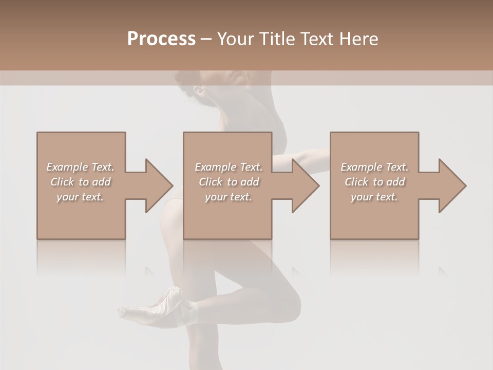 Dance Jump Girl PowerPoint Template