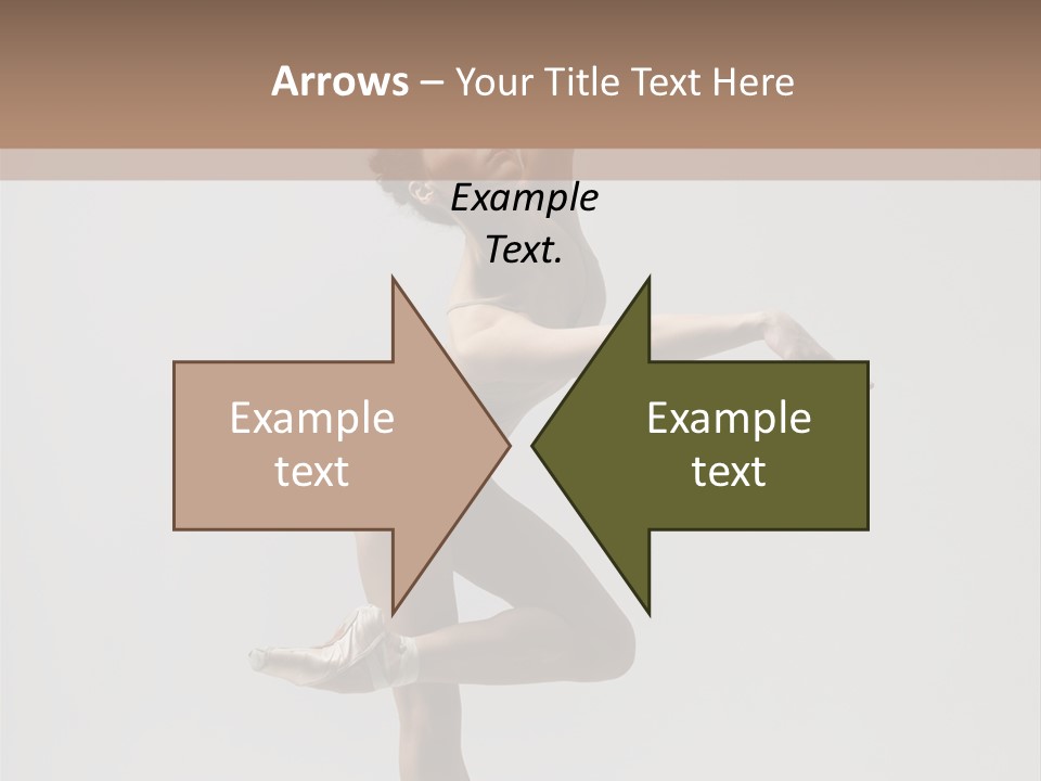 Dance Jump Girl PowerPoint Template