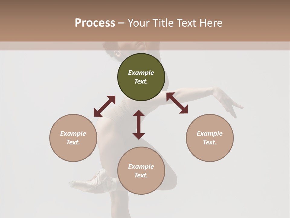 Dance Jump Girl PowerPoint Template