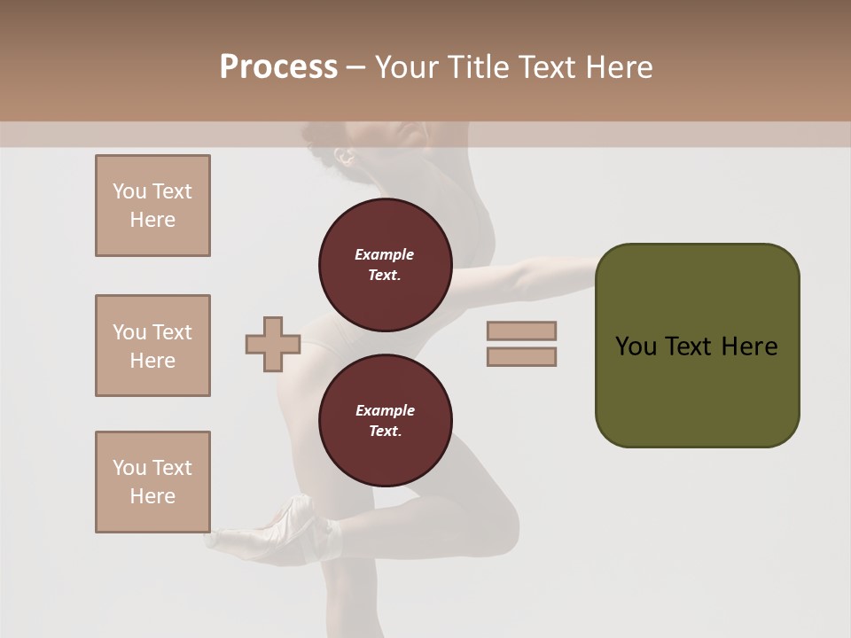 Dance Jump Girl PowerPoint Template