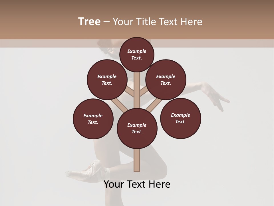 Dance Jump Girl PowerPoint Template