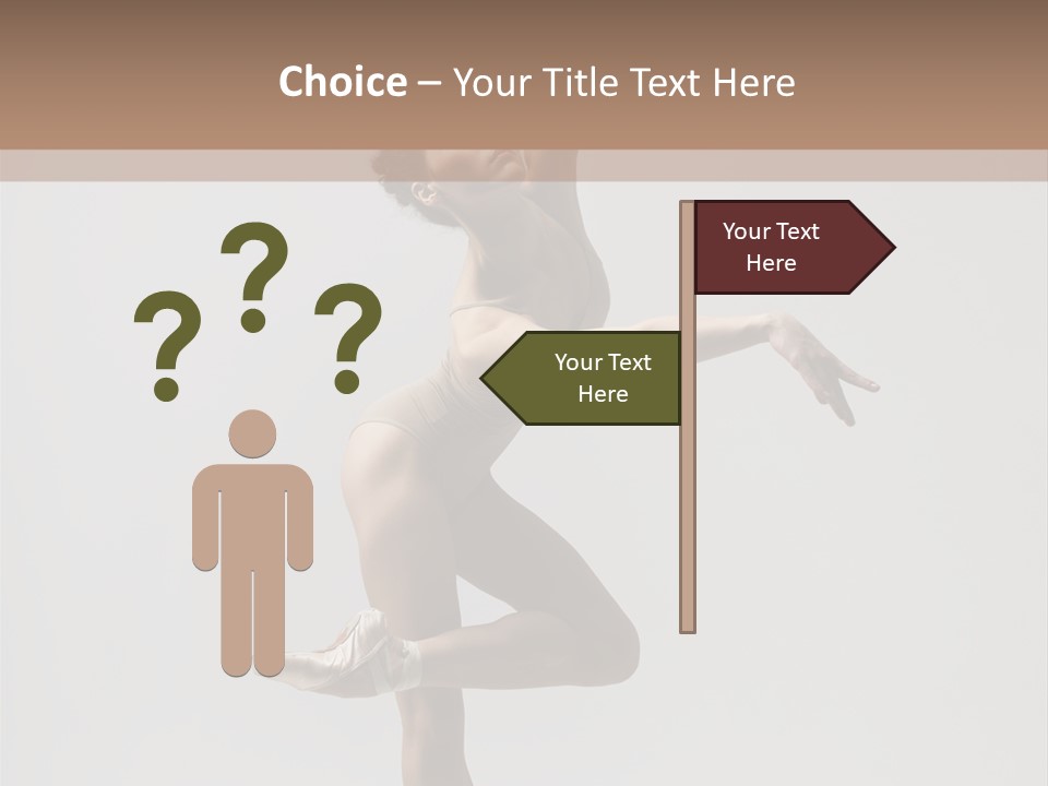 Dance Jump Girl PowerPoint Template