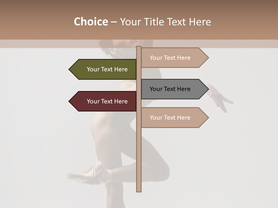 Dance Jump Girl PowerPoint Template