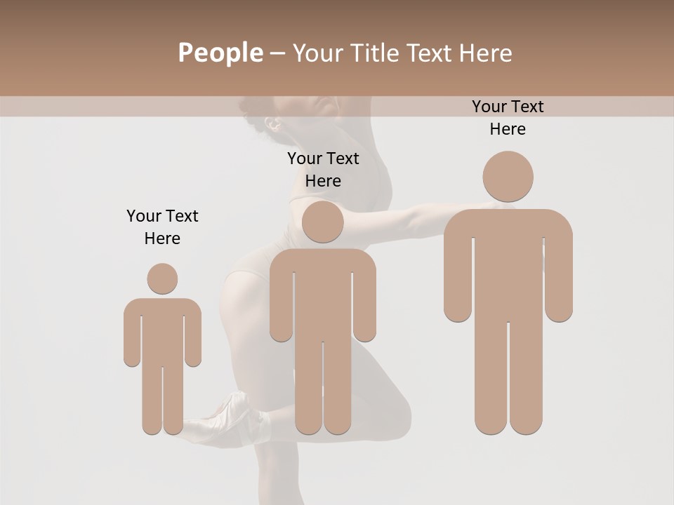 Dance Jump Girl PowerPoint Template