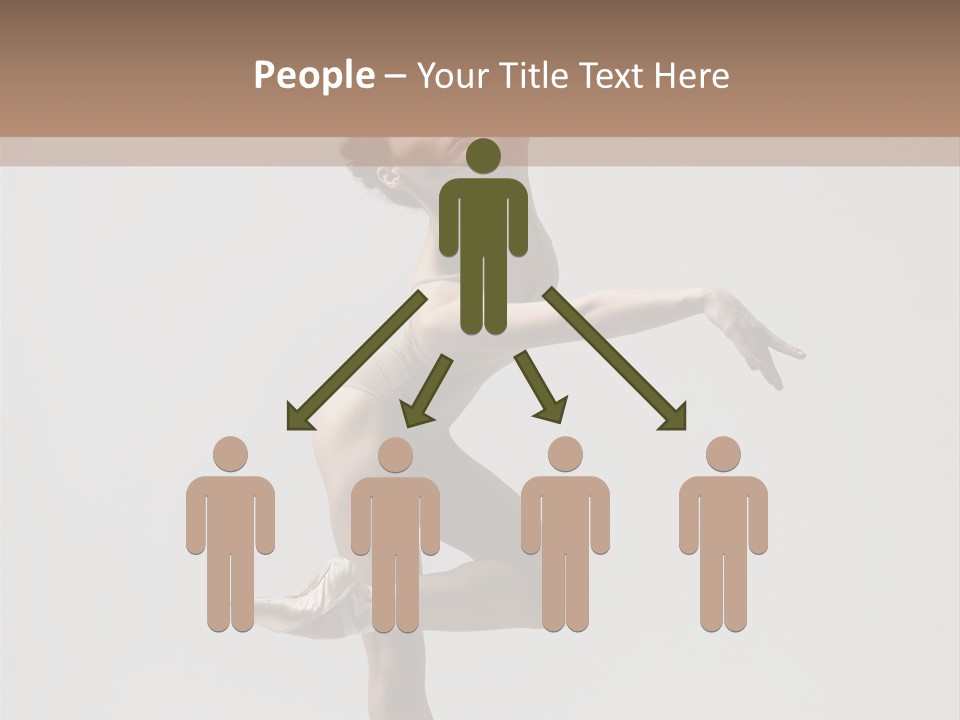 Dance Jump Girl PowerPoint Template