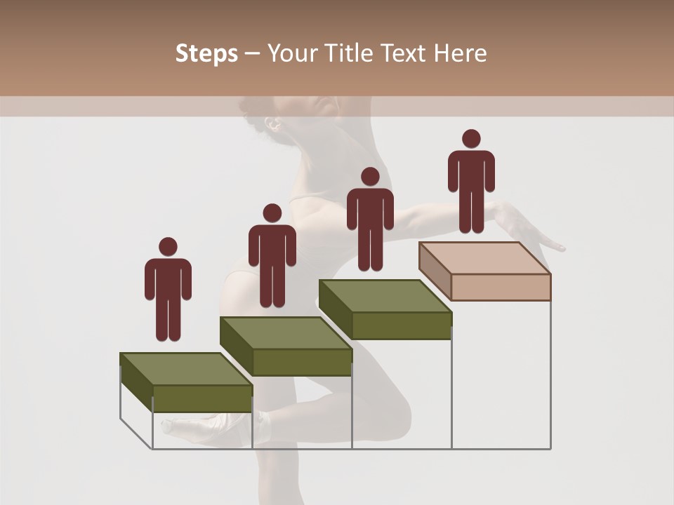 Dance Jump Girl PowerPoint Template