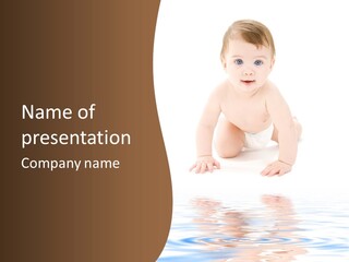 Clean Pretty Baby PowerPoint Template