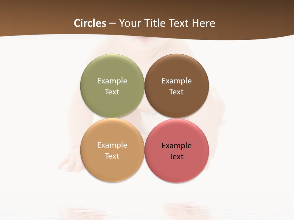 Clean Pretty Baby PowerPoint Template