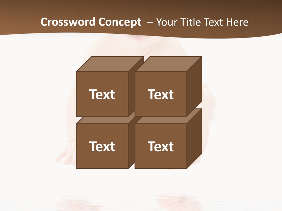 Clean Pretty Baby PowerPoint Template