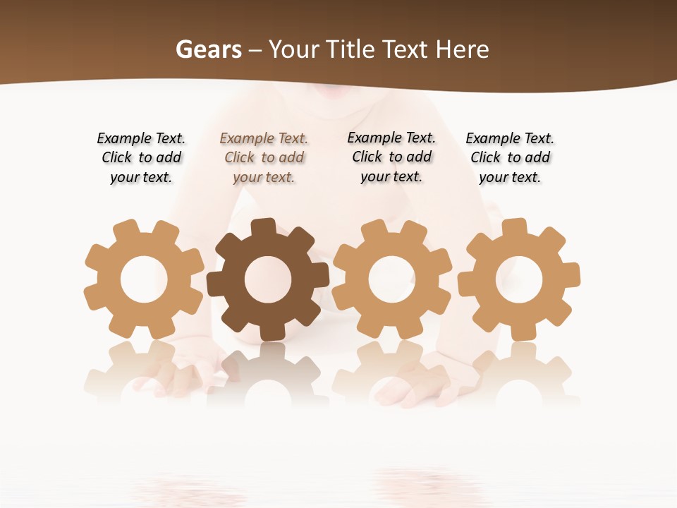 Clean Pretty Baby PowerPoint Template