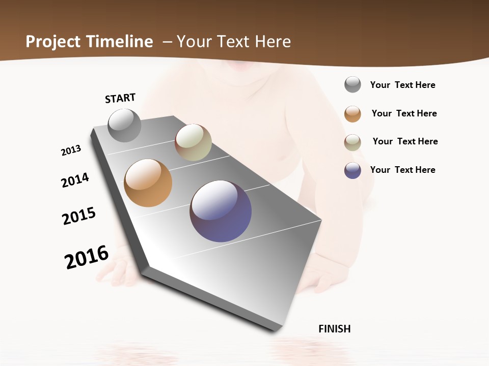 Clean Pretty Baby PowerPoint Template
