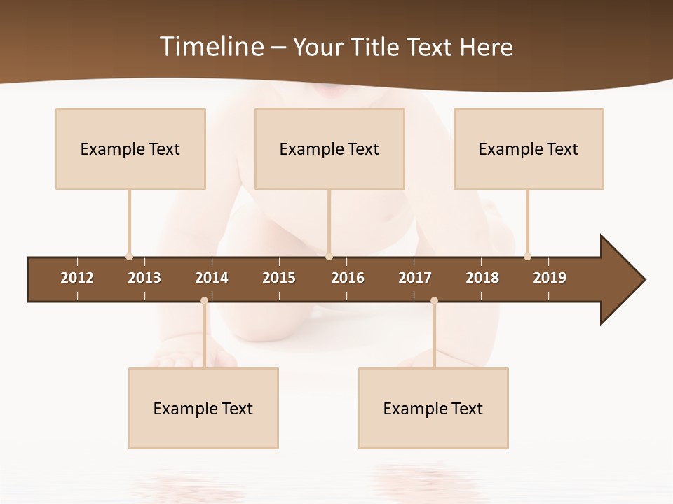 Clean Pretty Baby PowerPoint Template