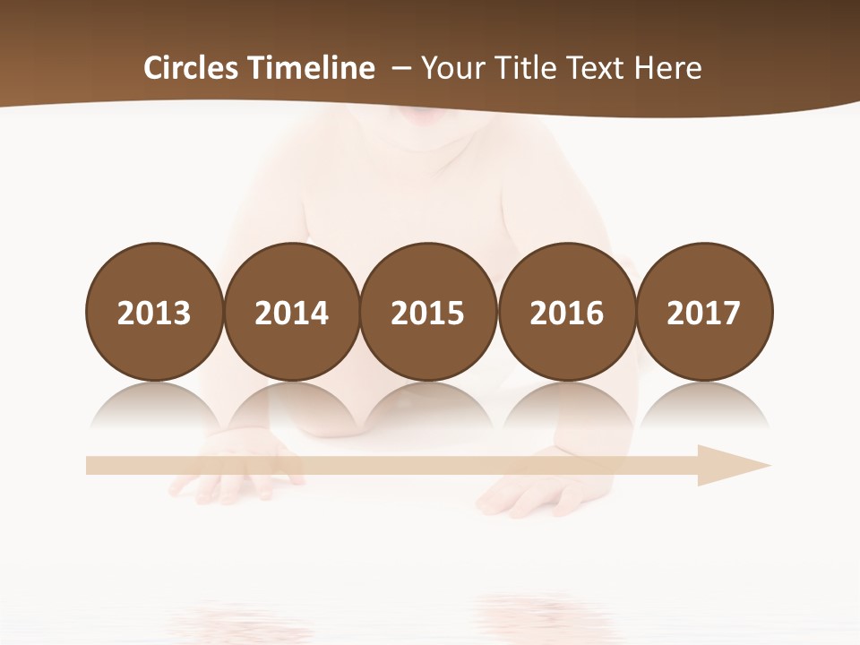 Clean Pretty Baby PowerPoint Template