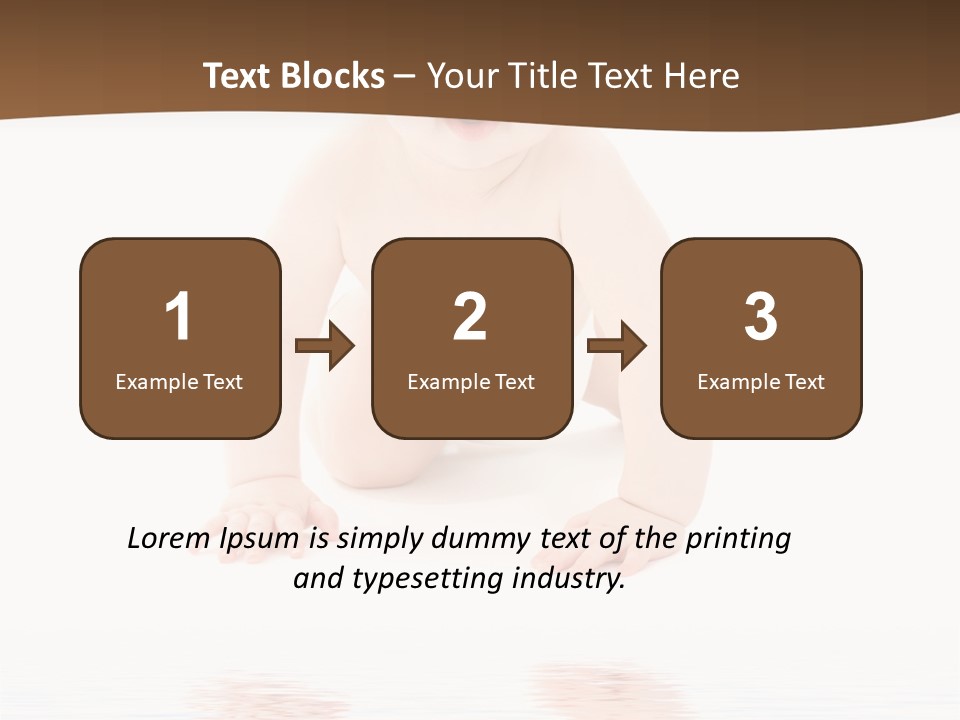 Clean Pretty Baby PowerPoint Template