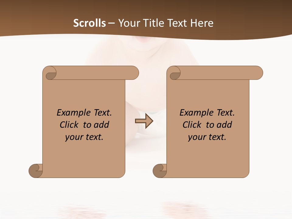 Clean Pretty Baby PowerPoint Template