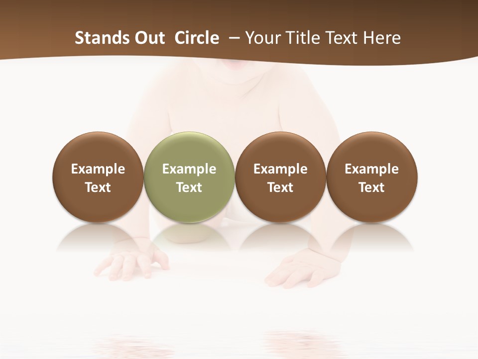 Clean Pretty Baby PowerPoint Template